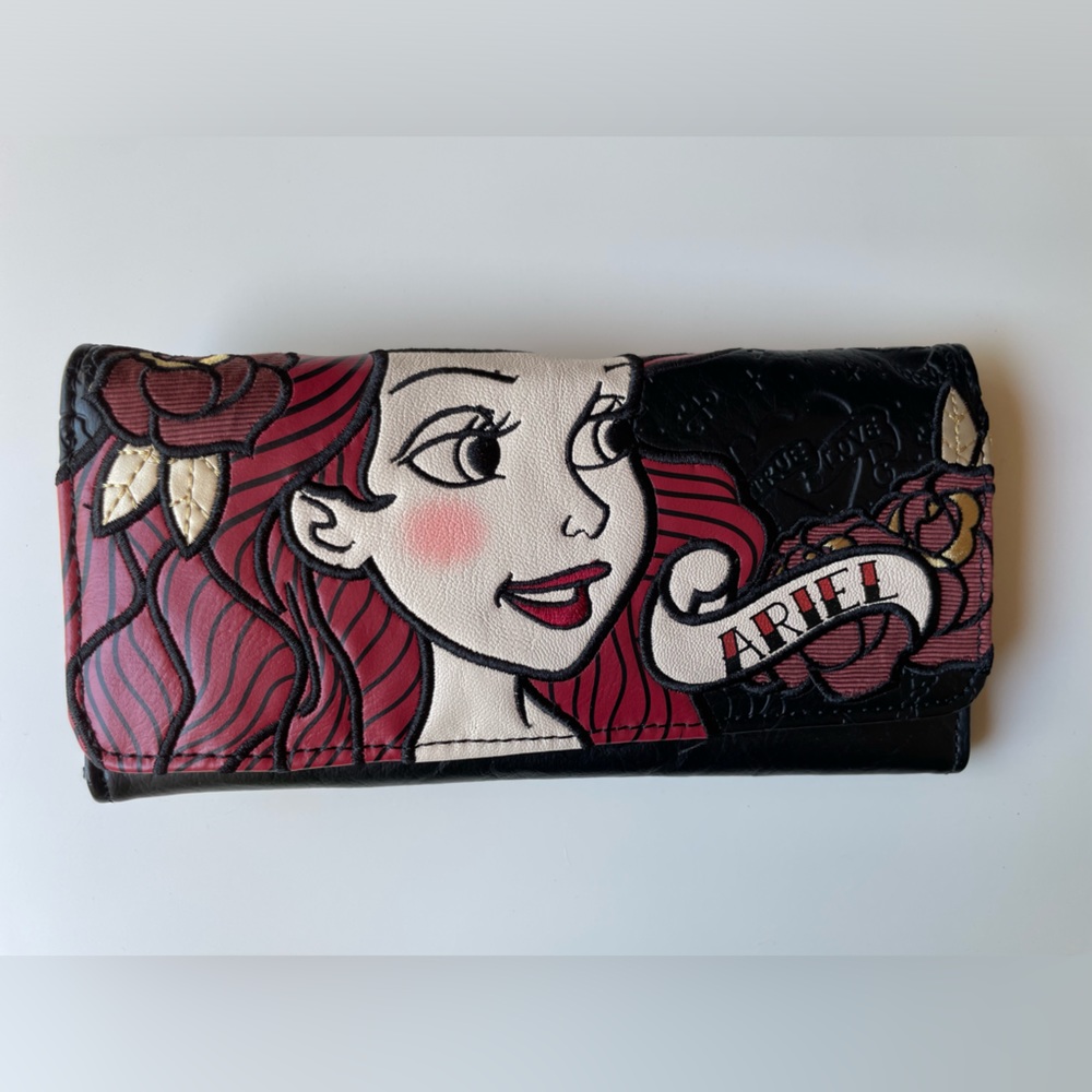 Little Mermaid Large Leather Wallet